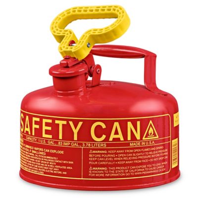 Gas Can - Type I, Red, Gasoline, 1 Gallon H-4759R-S1