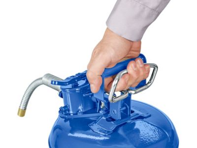 Gas Can - Type II, Blue, Kerosene, 1 Gallon H-4760BLU - ULINE