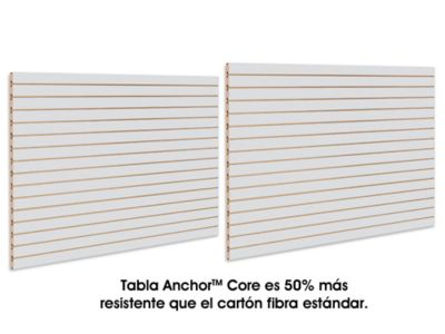 Panel Ranurado - 2 x 4', Melamina de Madera H-5063 - Uline