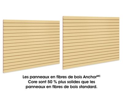 Slatwall Panels - 4 x 8', Paint Ready H-4776