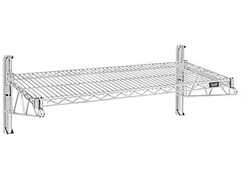 Wall-Mount Wire Shelving - 36 x 18 x 14" H-4795