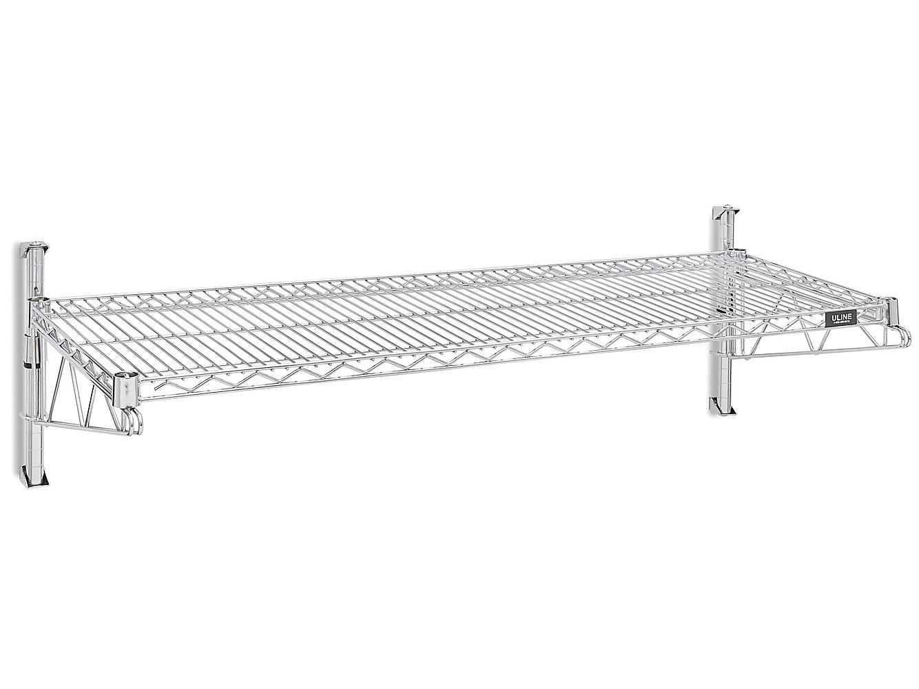 Wall Mount Wire Shelving 48 X 18 14, 24 Deep Wall Mounted Wire Shelving
