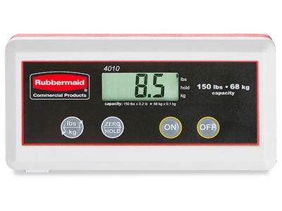 Rubbermaid® Digital Utility Scale - 150 lbs x .2 lb H-480 - Uline