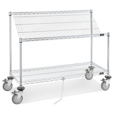 Wire Tilt Cart - 48 x 18 x 40" H-4817