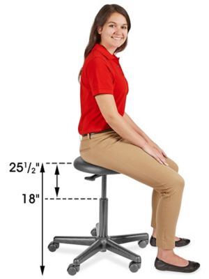 Backless office online stool