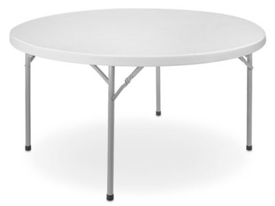 Round on sale folding table