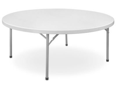 Mesa Plegable Económica - 96 x 30, Blanca H-2751FOL-W - Uline