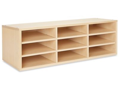 Mail Sorter - Wood, 9 Compartment H-4847 - ULINE