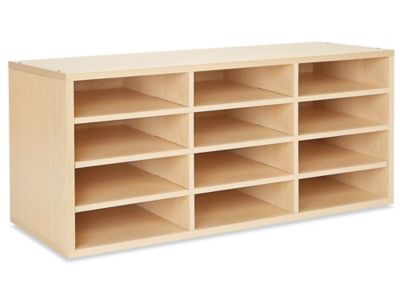 Mail Sorter - Wood, 12 Compartment H-4848