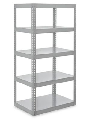 Solid Stainless Steel Shelving - 60 x 24 x 72 H-6817 - Uline