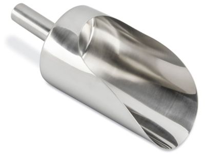 Flour scoop, stainless steel