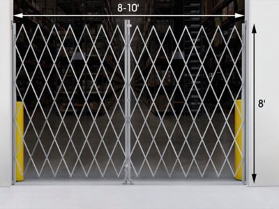 Garage security outlet gate