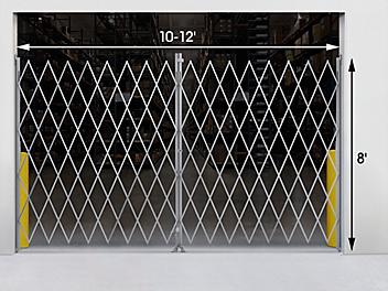 Folding Security Gate - 10-12' x 8' H-4894