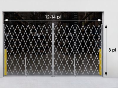 Barrière de sécurité pliable – 12 à 14 pi x 8 po – H-4895