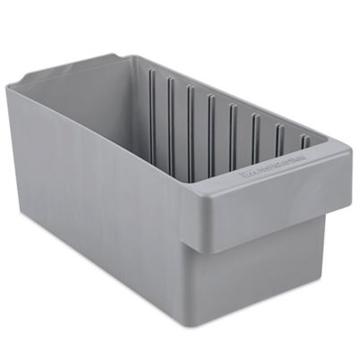 Lewis Bins NO2415-12 Heavy Duty Shelf Bins - Grey