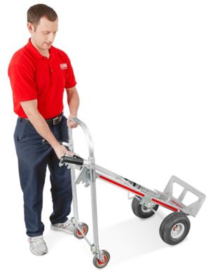 Magliner® Convertible Jr. Aluminum Hand Truck - Pneumatic Wheels H