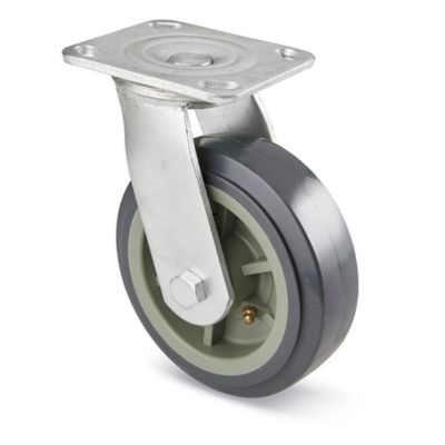 Polyurethane Caster for Adjustable Panel Trucks - Swivel, 6 x 2" H-4947