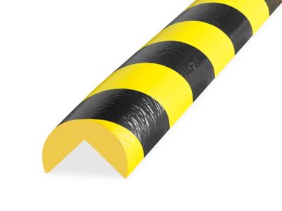 Protective Bumper Guards - Style F - Black/Yellow - Polyurethane Foam - 39  3/8 in long