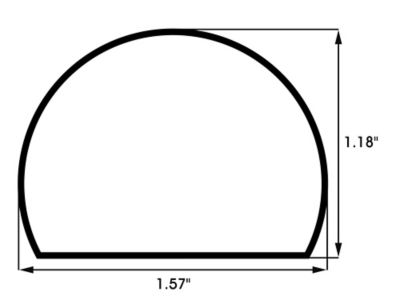 197 Long, Polyurethane Foam Type W Bumper Guard