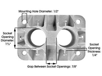 Uline Magnetic Accu-Lock Tape Measure - 1 x 25' H-10706 - Uline