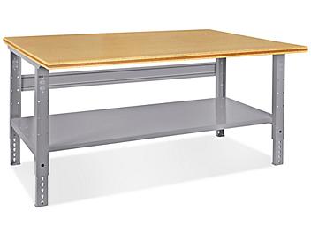 Jumbo Industrial Packing Table - 72 x 48", Composite Wood Top H-4988-WOOD