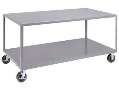 Mobile Welded Steel Table - 72 x 36" H-4997