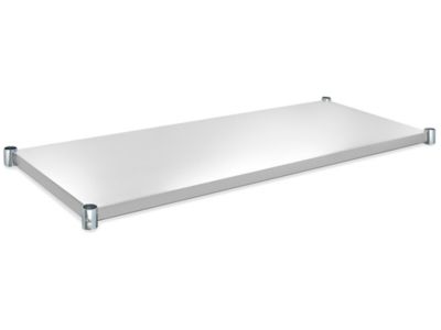 Bottom Shelf for Standard Stainless Steel Worktables - 72 x 30" H-5001SHELF