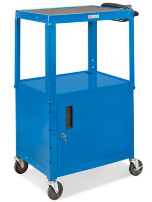 ULINE Cart, Service Enclosed Wht - H-3365W - Each / 1