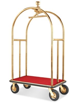 Luggage Cart Bellman Brass H 5010BRASS Uline