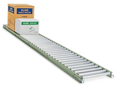 Light Duty Gravity Roller Conveyor - 18" x 10' H-5013