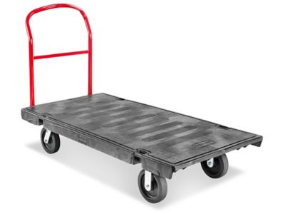 Rubbermaid® Carrito con Plataforma de Plástico - 30 x 60 H-5036 - Uline