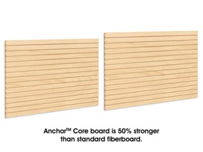 Slatwall Panels - 4 x 8', Birch Melamine H-5060BIR