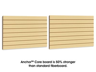 Slatwall Panels - 2 x 4', Paint Ready