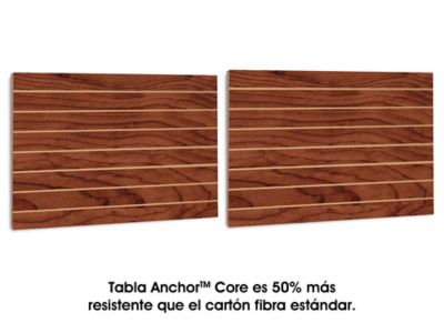 Panel Ranurado - 4 x 8', Melamina de Madera H-5060 - Uline