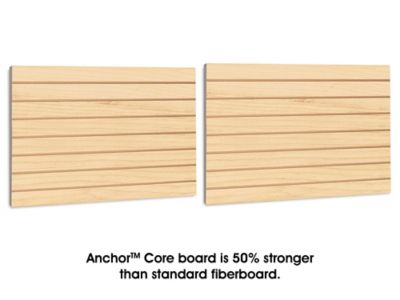  Slatwall Panels - 2 x 4', Wood Melamine
