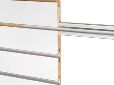 Slatwall Aluminum Inserts - 4', Silver