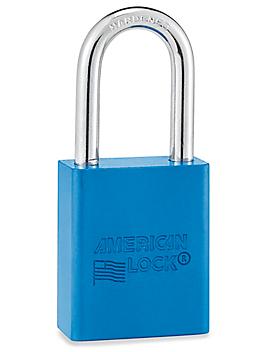 Aluminum Lockout Padlock - Keyed Different, Blue H-5068BLU
