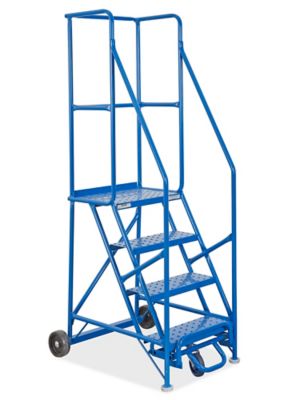 4 Step Narrow Aisle Ladder with 15" Top Step H-5077