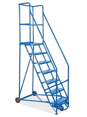 Fiberglass Podium Ladder - 7' Overall Height H-7015 - Uline