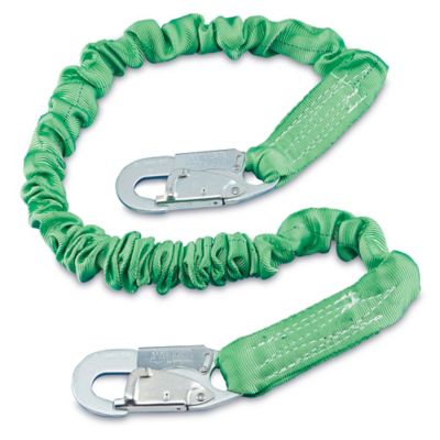 Miller® Titan™ Shock Absorbing Lanyard with Rebar Hook - 6' H-10786 - Uline