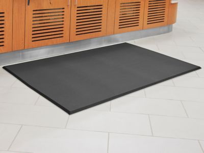 Foam Floor Tiles - 24 x 24, 5/8 thick, Black H-5833 - Uline