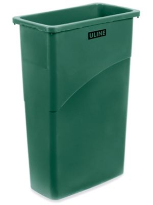 Drawstring Trash Liners - 1 Mil, 23 Gallon, Clear S-21324C - Uline