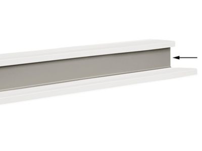 Stair Tread Risers - Vinyl, 72 x 7", Gray H-5197GR