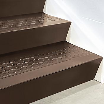 Stair Tread Risers - Rubber, 72 x 7", Brown H-5199BR