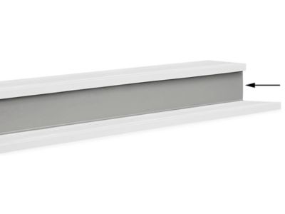 Stair Tread Risers - Rubber, 72 x 7", Gray H-5199GR