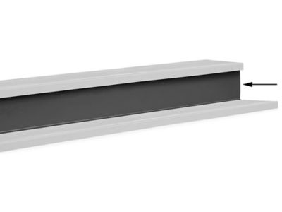  Stair Tread Risers - Rubber, 72 x 7"