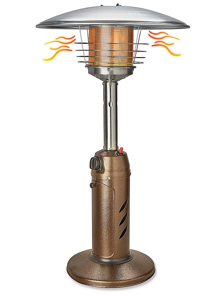 Tabletop Patio Heater H 5221 Uline, How To Turn On Table Top Patio Heater