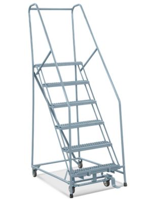 6 Step Grip Step Ladder - Unassembled with 10" Top Step H-5228U-10