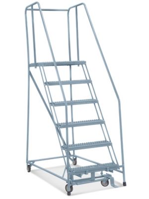 6 Step Grip Step Ladder - Unassembled with 20" Top Step H-5228U-20