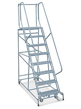 8 Step Grip Step Ladder - Assembled with 20" Top Step H-5229-20